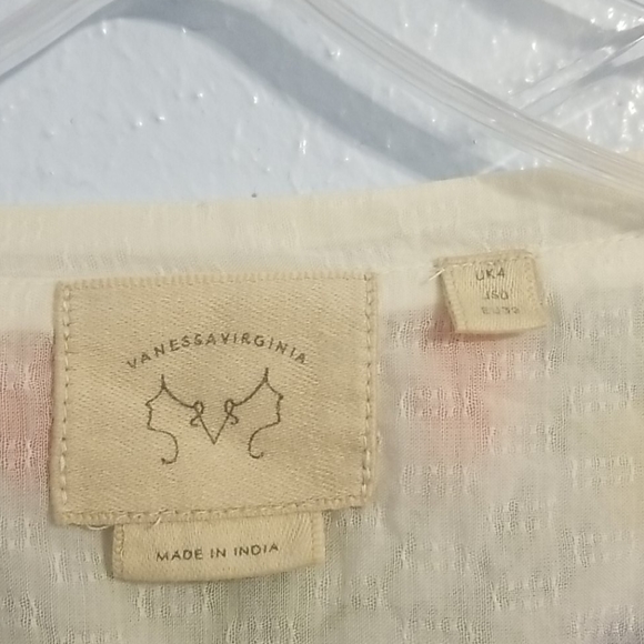 Anthropologie Vanessa Virginia pom pom peasant top - Picture 5 of 8